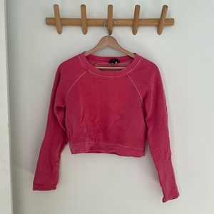 Cropped sweatshirt
